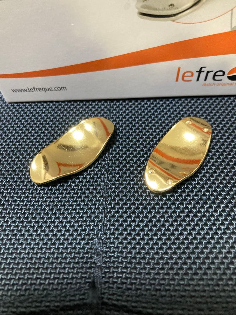 リーフレック 33mmRedBrass+追加Goldplated