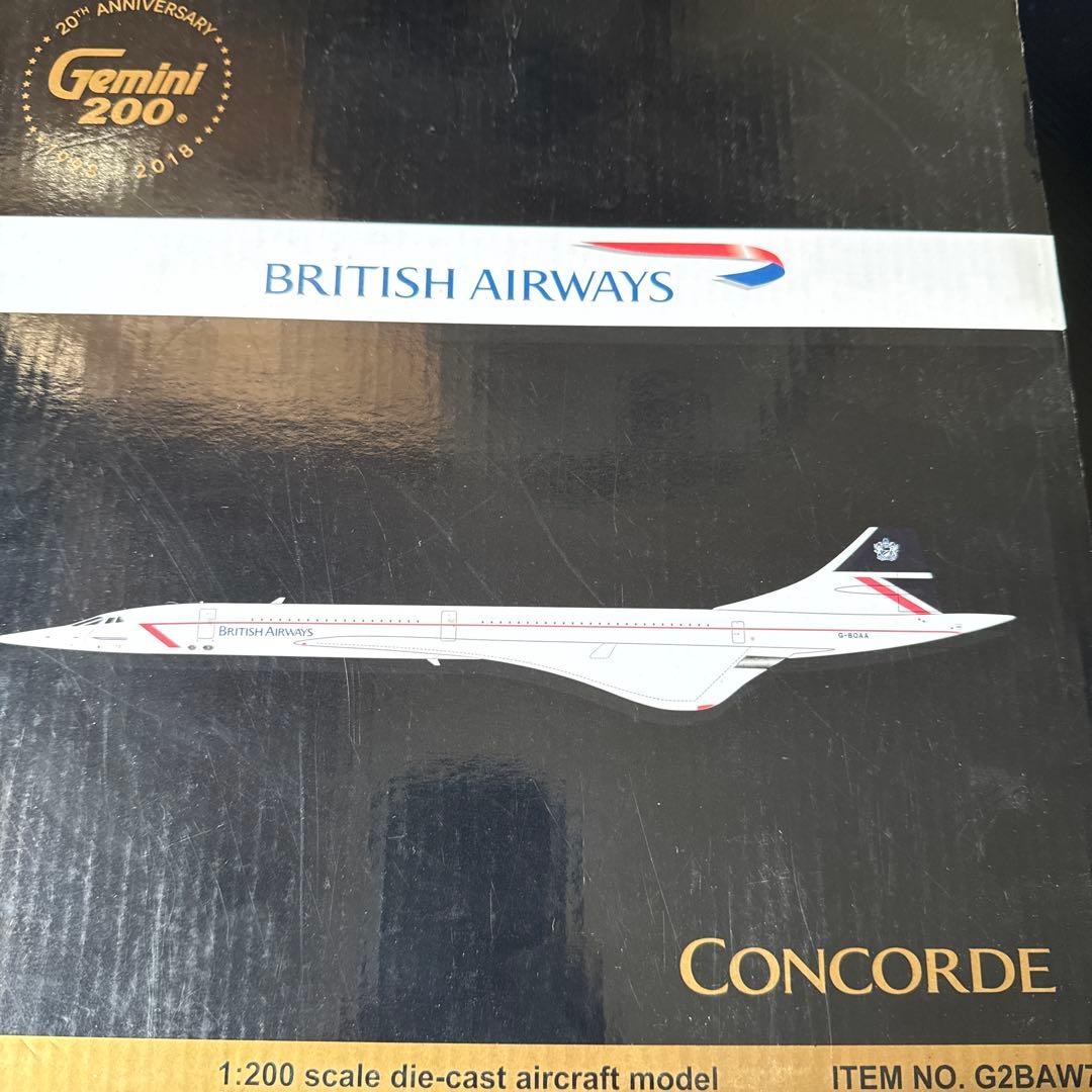 航空機・ヘリコプター Gemini Concorde British Airways 1:200
