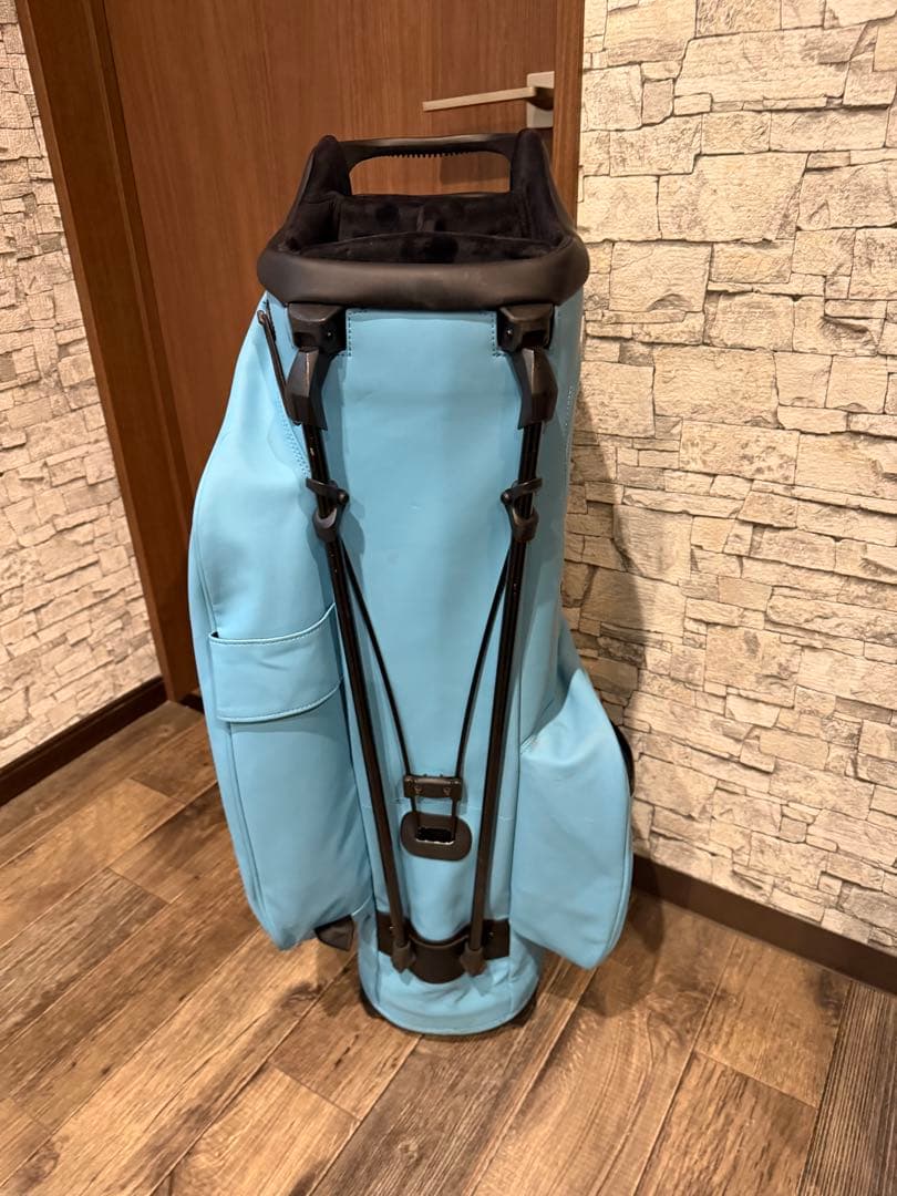 monzee 水色 ゴルフバッグ