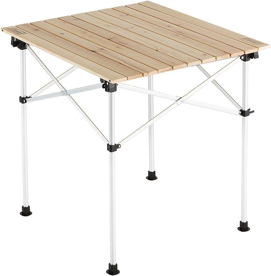 廃盤品 コールマン(Coleman) ナチュラルウッドロールテーブル 65