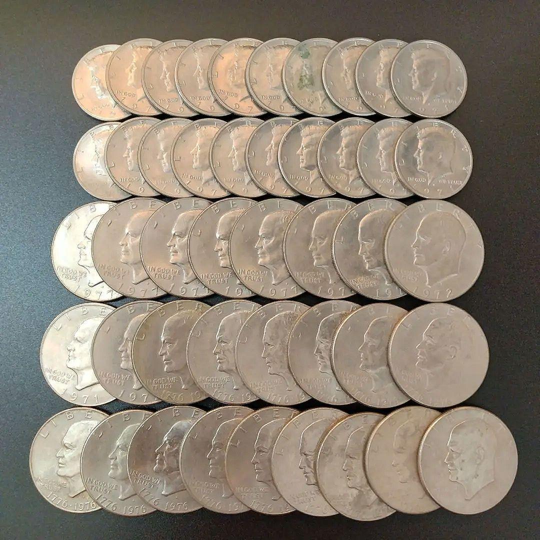 アメリカ白銅貨×45枚【管理番号m019】#