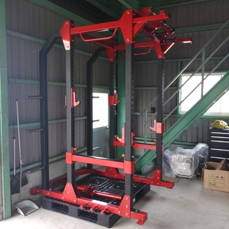 HRパワーラック・200㎏分ラバープレートセット（引取り限定）