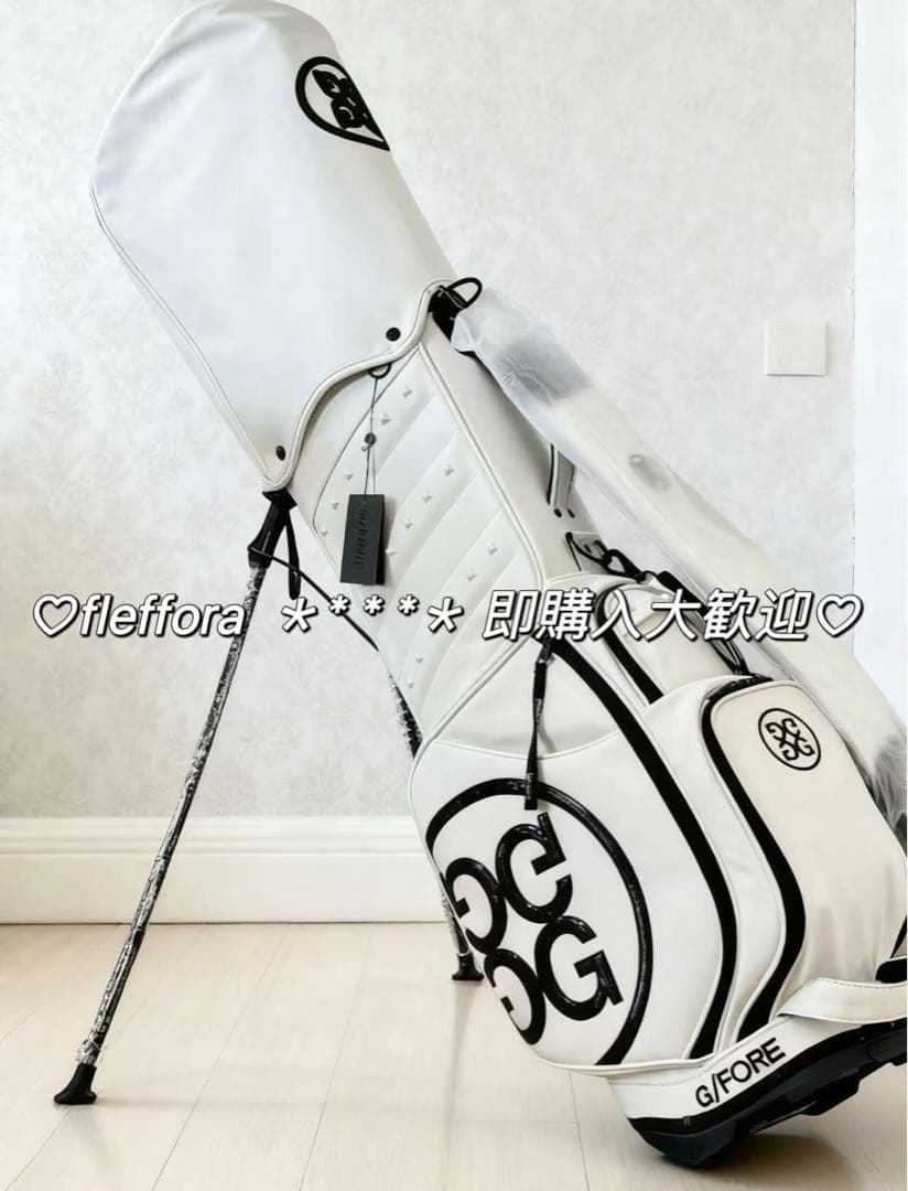G/FORE GOLF ホワイト ゴルフバッグ・キャディバッグ 男女兼用