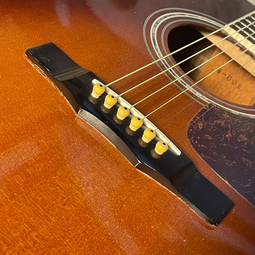 ジャンク Morris M-601 日本製 ハカランダ モーリス アコギ 国産