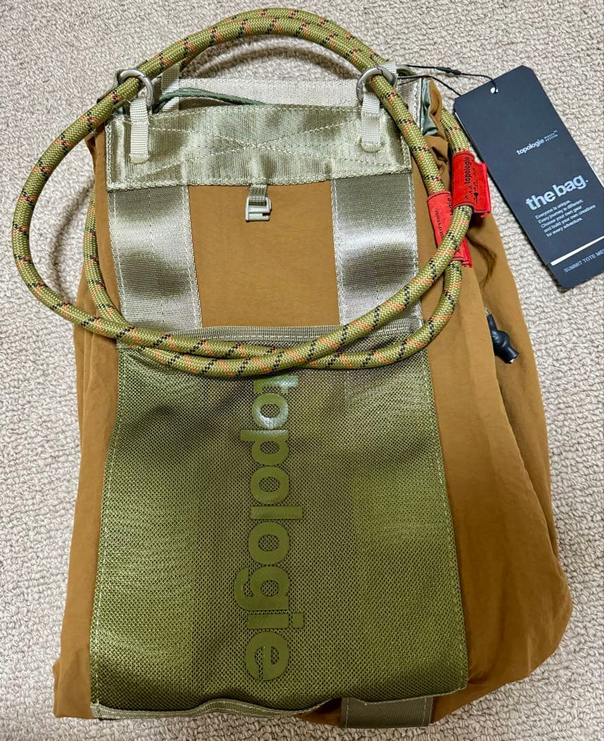 トポロジーtopologie サミットトートバッグストラップ付き