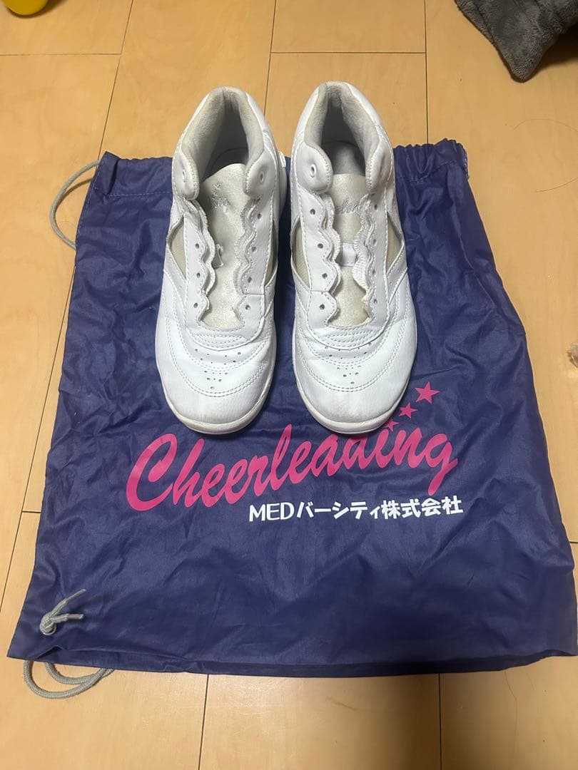 Cheerleading ホワイトシューズ チアシューズ 女子高校生