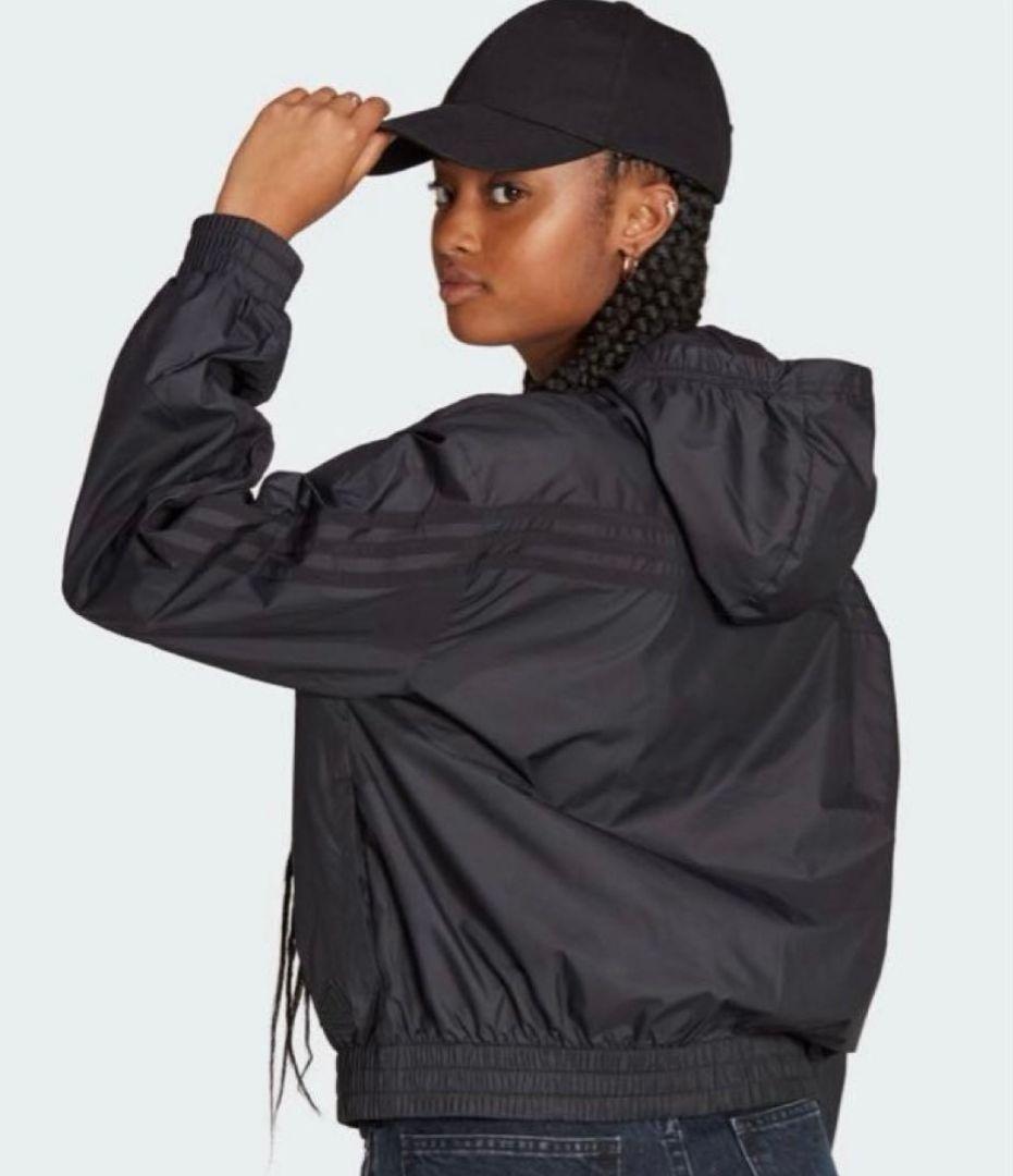 【新品】adidas レディース ウインドジャケット ウーブンジャケット 黒　L