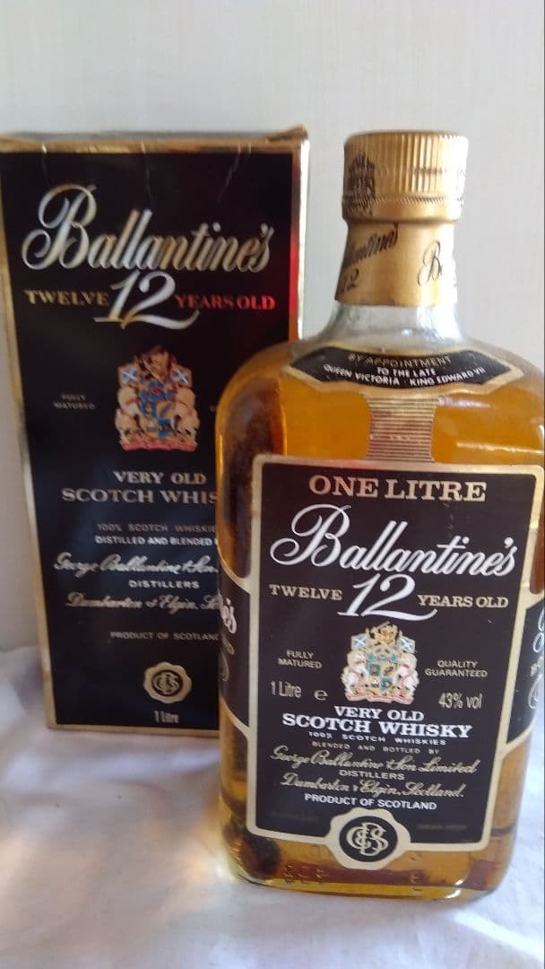 古酒 バランタイン 12年 ビンテージ ウイスキー 特級 未開栓　1L