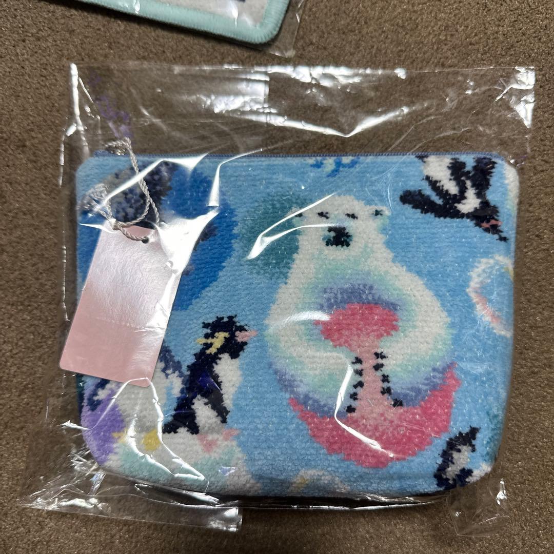 フェイラー アサヒヤマアクアフレンズ ポーチ(大)&ハンカチ（取扱店舗限定）