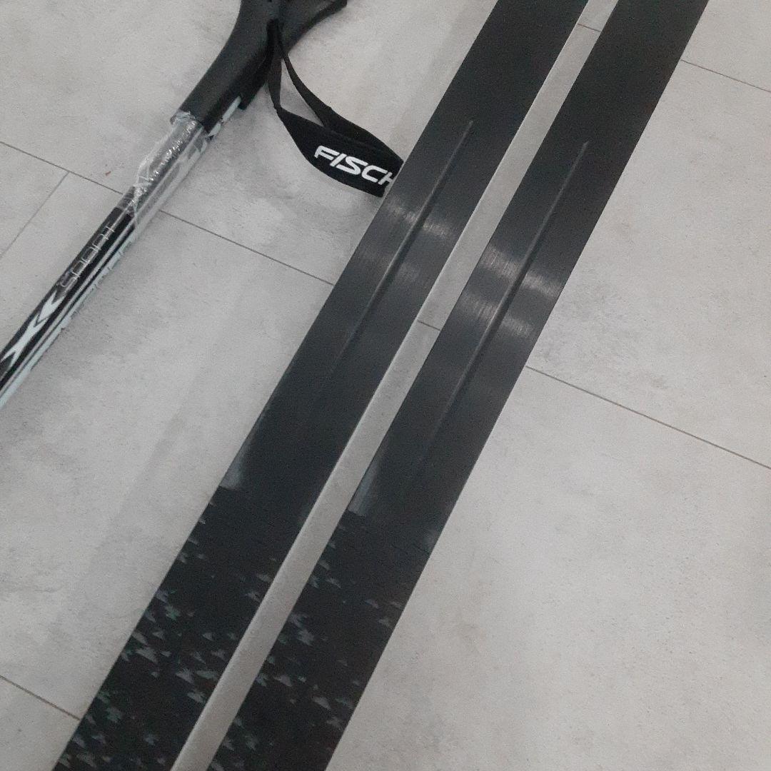 Alpina アルピナ Touring クロカン スキー板 178 ストック付き