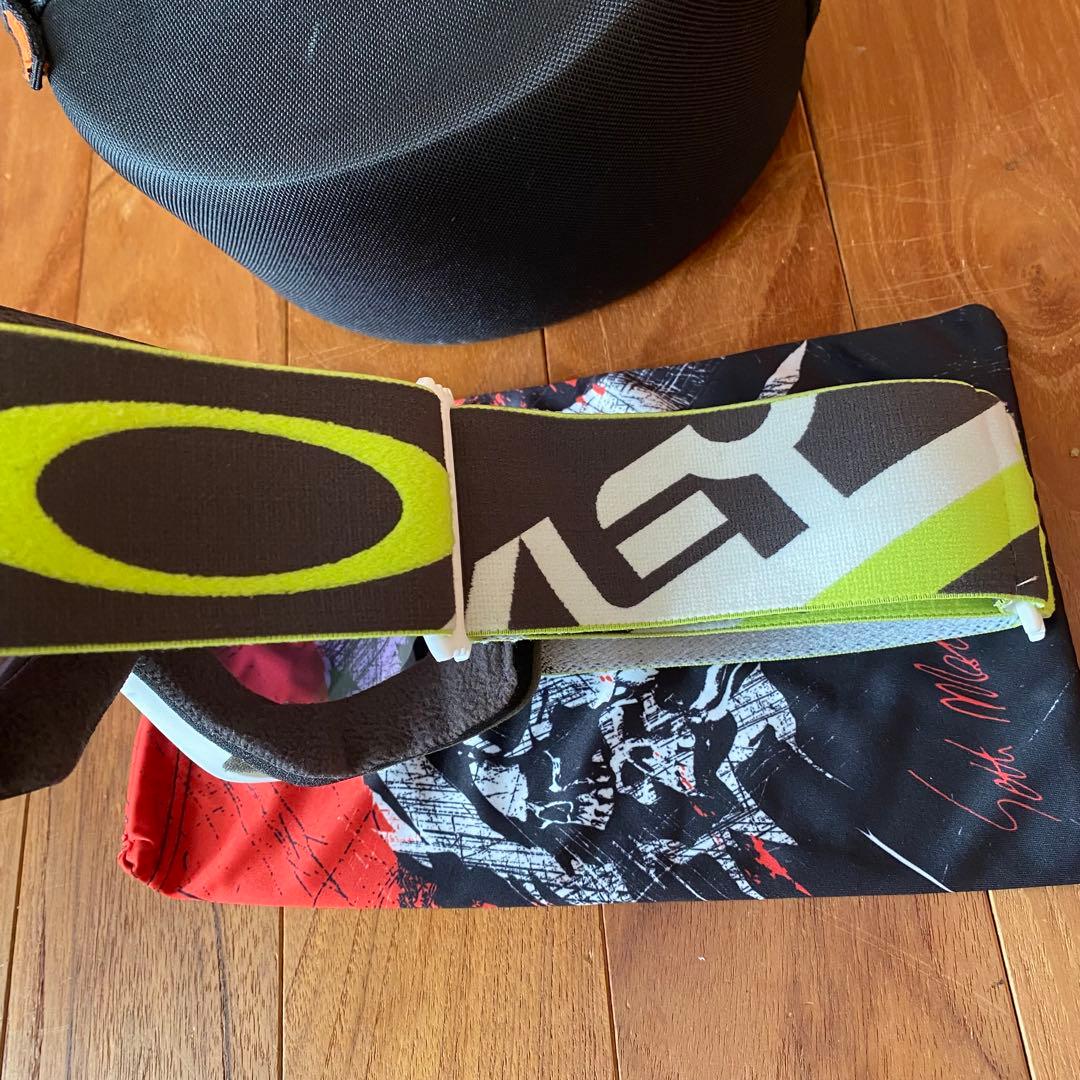 【美品】OAKLEY FLIGHT DECK グリーン　スキー　スノボ　ゴーグル