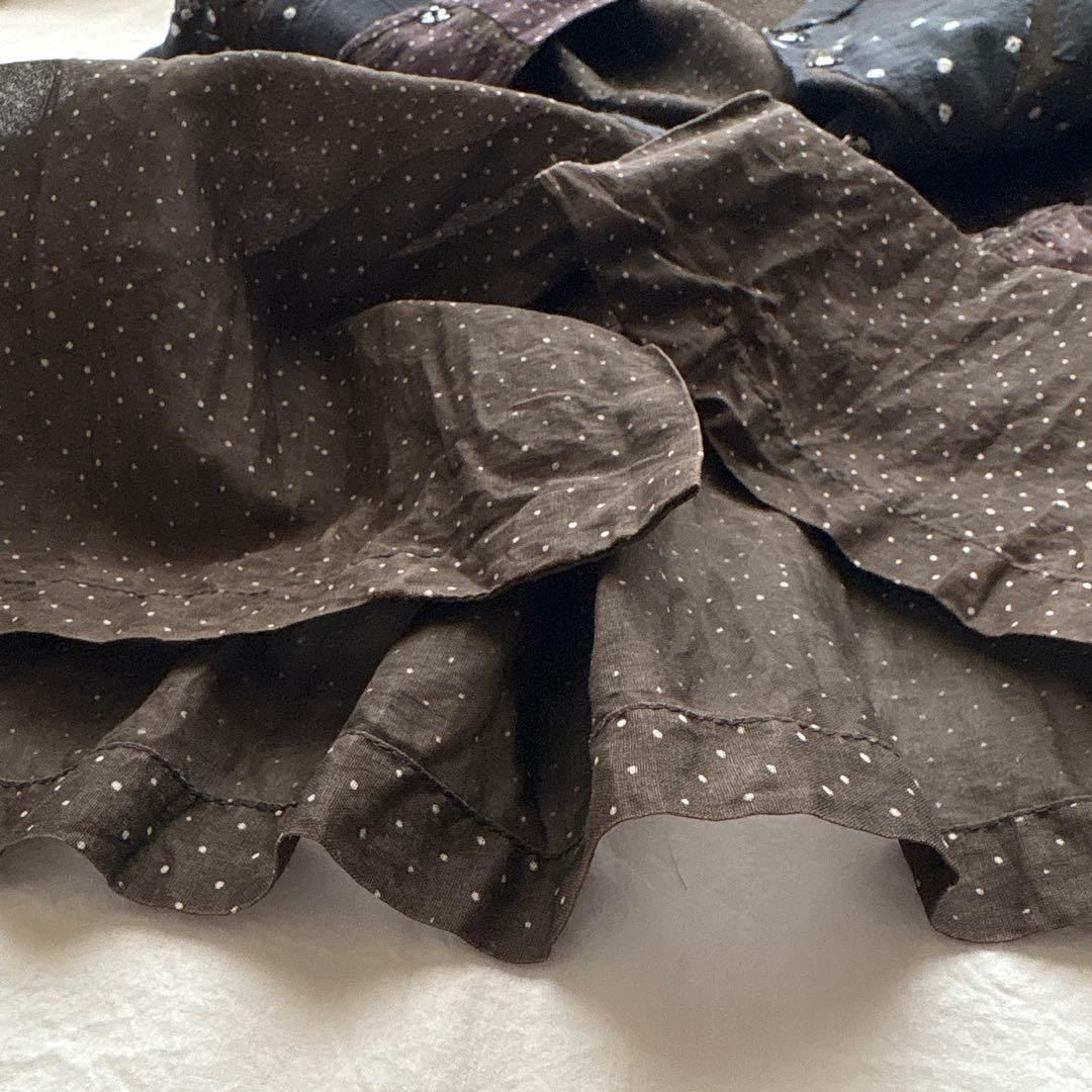 dosa パッチワーク ワンピース