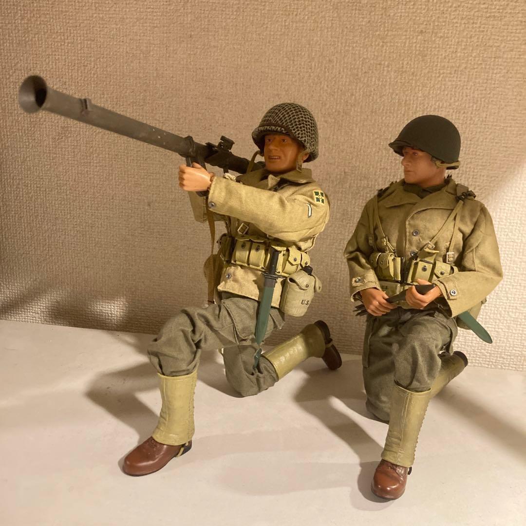 ドラゴンモデルズ製米陸軍第4歩兵師団　バズーカチーム2体セット(箱無し訳あり品)