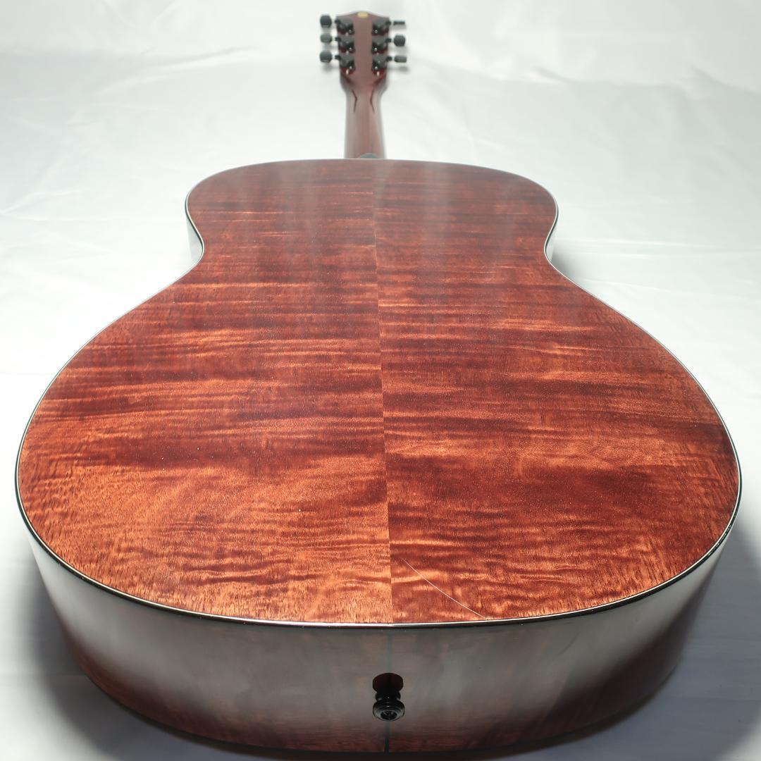 段ボール美品 Headway HF-630 ギター ケース付 トラ杢 トップ単板