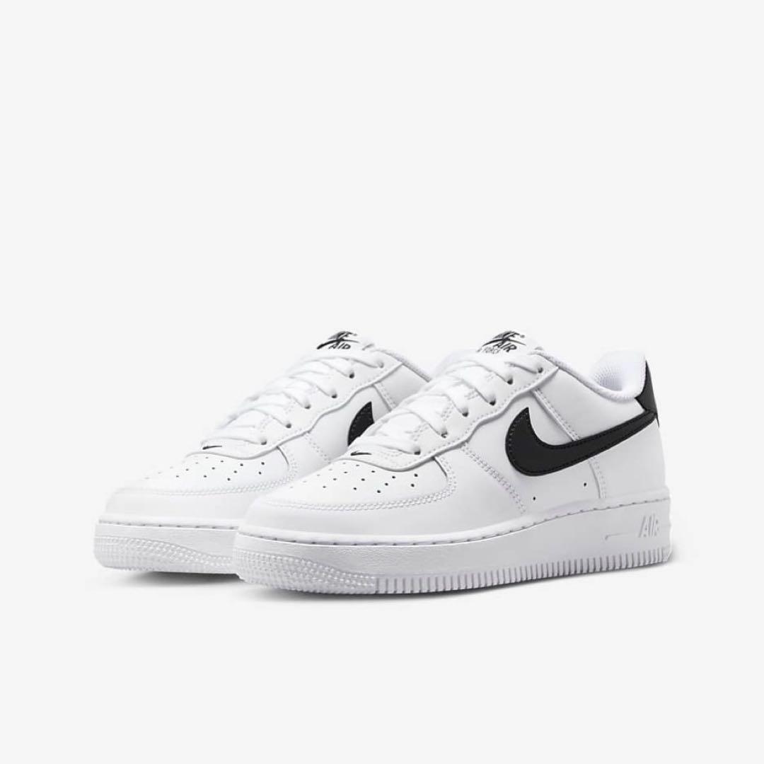 【新品23.5cm】NIKE｜エアフォース１GS｜ホワイト/ブラック