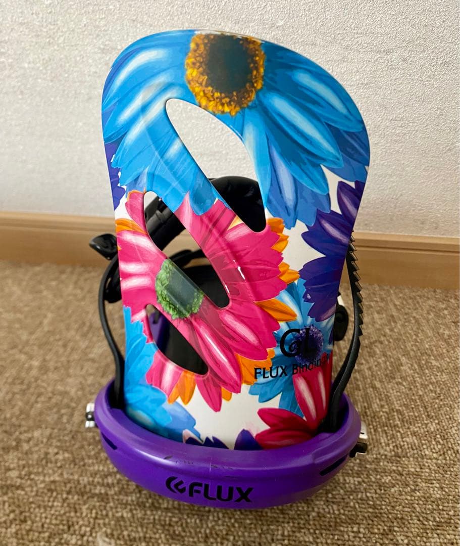 レディースFLUX スノーボードビンディング 花柄　スピード発送