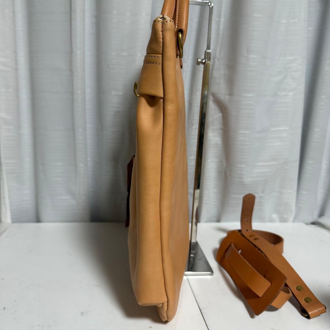 ⭐️未使用⭐️ヴァスコ VASCO ヘルメットバッグ ナチュラル　レザー