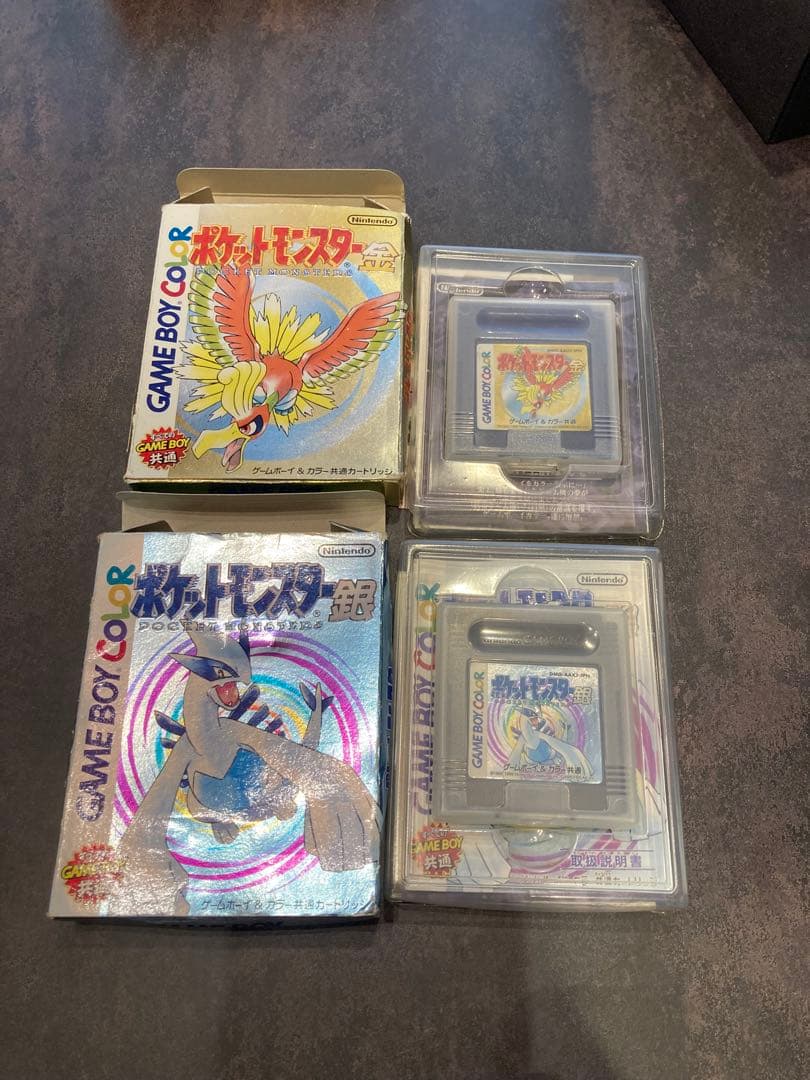 ポケモン　金銀　ゲームボーイ　ソフト　セット