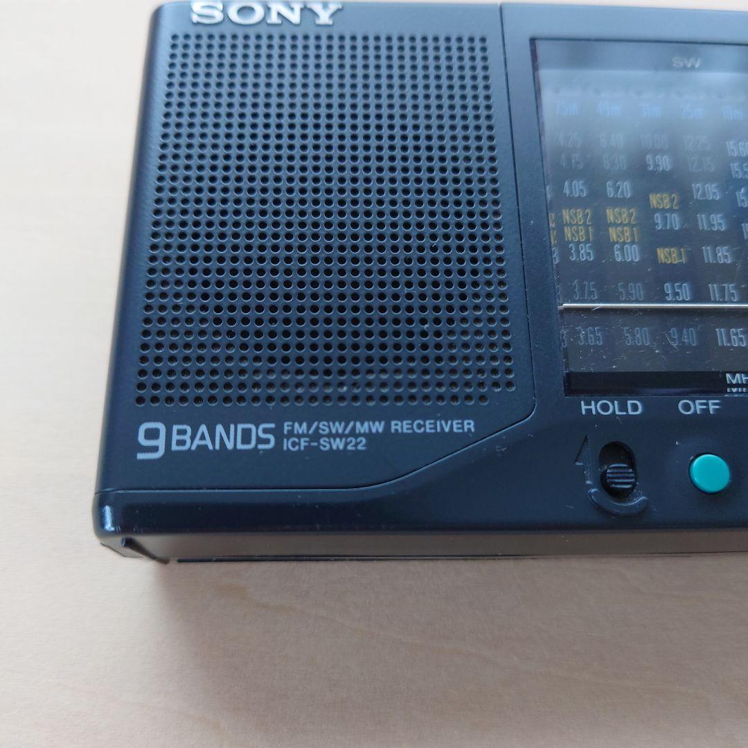 s*9様 SONY ICF-SW22 SW MW FMポータブルラジオ