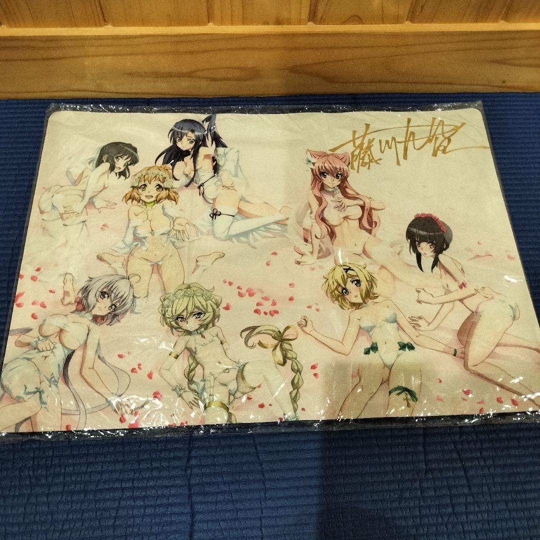 新品 ミッドナイトブルー シンフォギア 会場限定プレイマット　花柄シャツ 水着