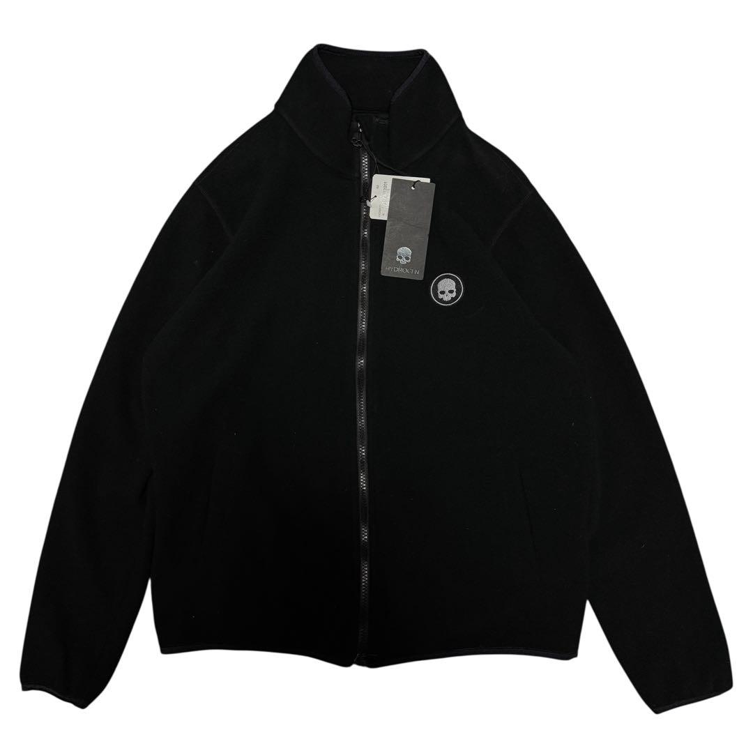 HYDROGEN GOLF フリース ジップジャケット ブラック メンズ XS