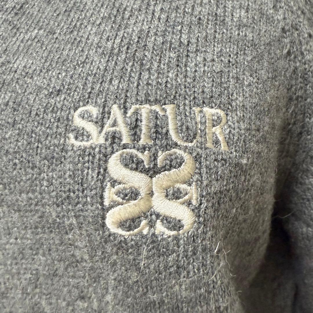 美品 SATUR レディース カシミヤ セーター 冬 暖かい 上着 旅行　M