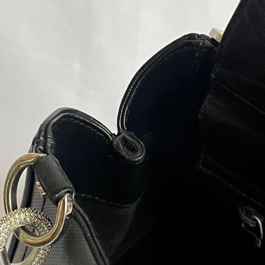 ✨極美品✨　Christian Dior ハードコア　ハンドバッグ　レザー　黒