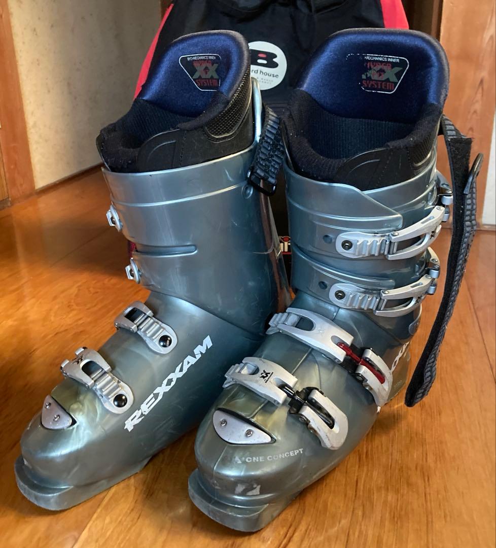 REXXAM スキーブーツ25センチとブーツケース
