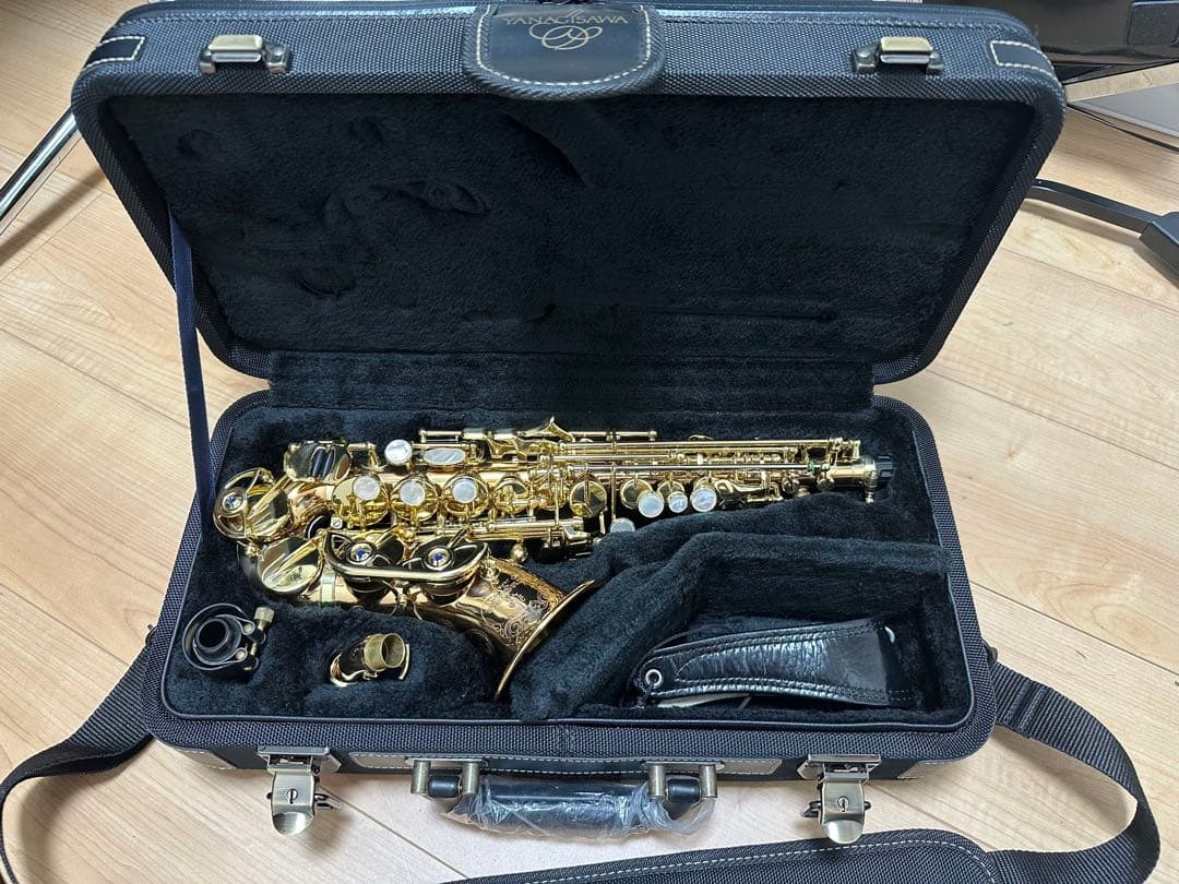 【期間限定値下げ】ヤナギサワカーブドソプラノサックスSC-WO20特注MPC付き