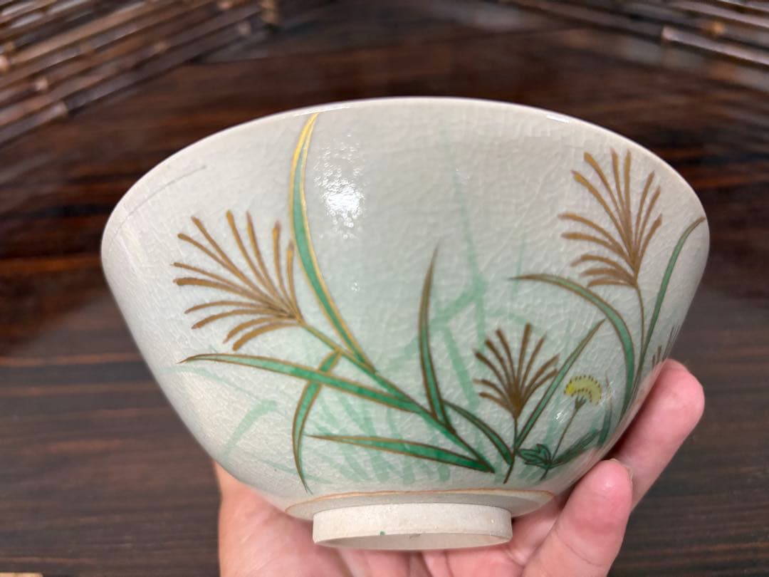 杉田翔平　清閑寺窯　色絵仁清武蔵野絵