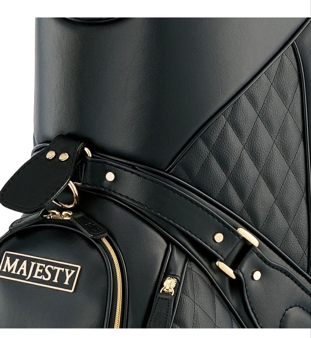 MAJESTY 天然牛革 キャディバッグ ブラック