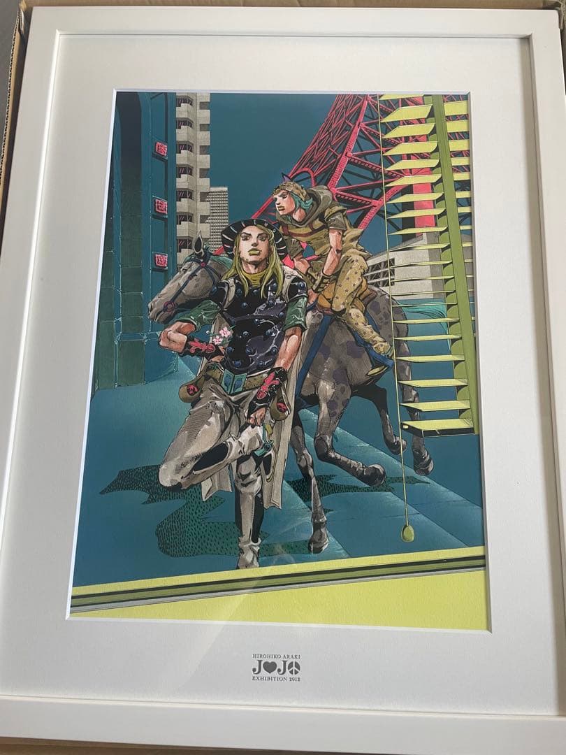 ジョジョの奇妙な冒険　複製原画　7部　ジョニィ&ジャイロ　ジョジョ展