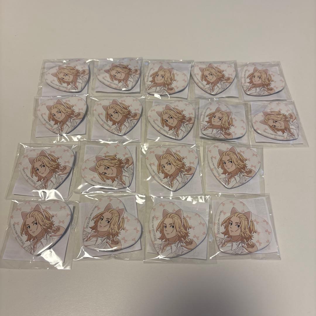 東京リベンジャーズ ナンジャタウン ハート型缶バッジ 佐野万次郎