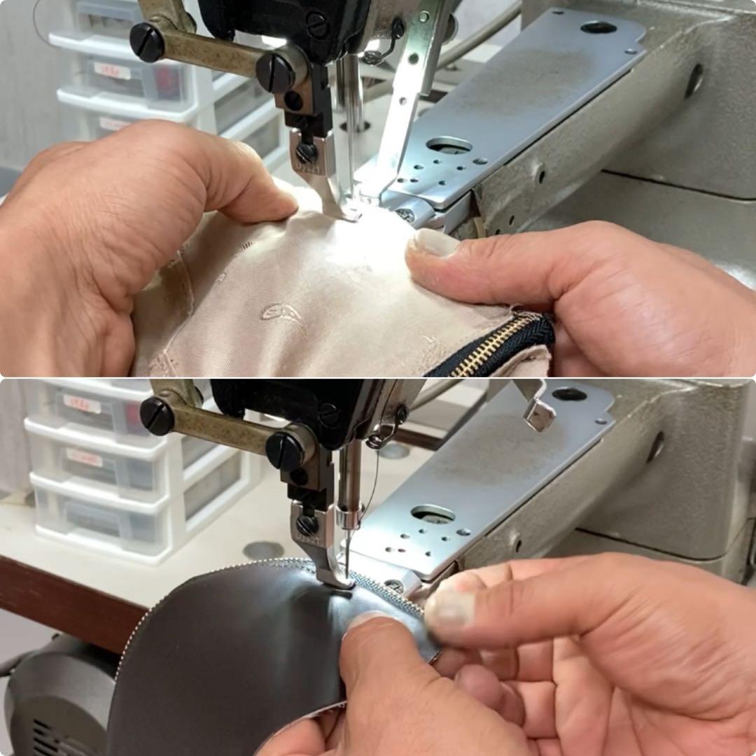 本革ハンドメイド　ボディーバッグ　シルエット猫　魚チャーム　フルオーダー専用