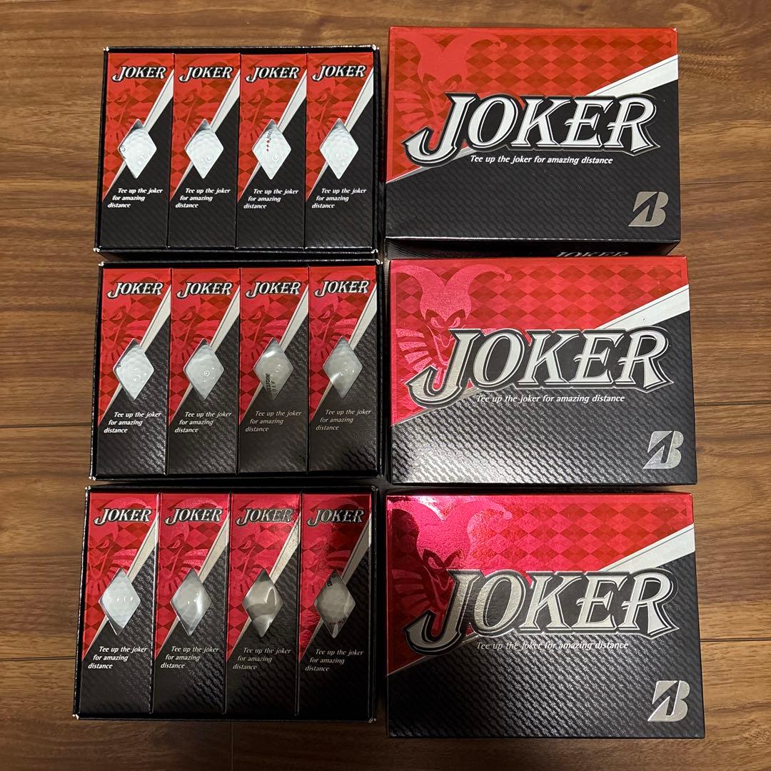 ブリヂストン JOKERゴルフボール ホワイト 3ダース(12個×3) 未使用品
