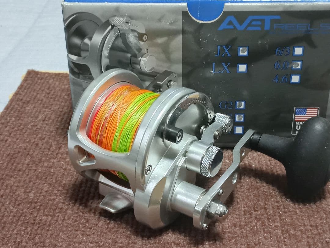 AVET JX6.0 MCG2L レバードラグキャスティングリール