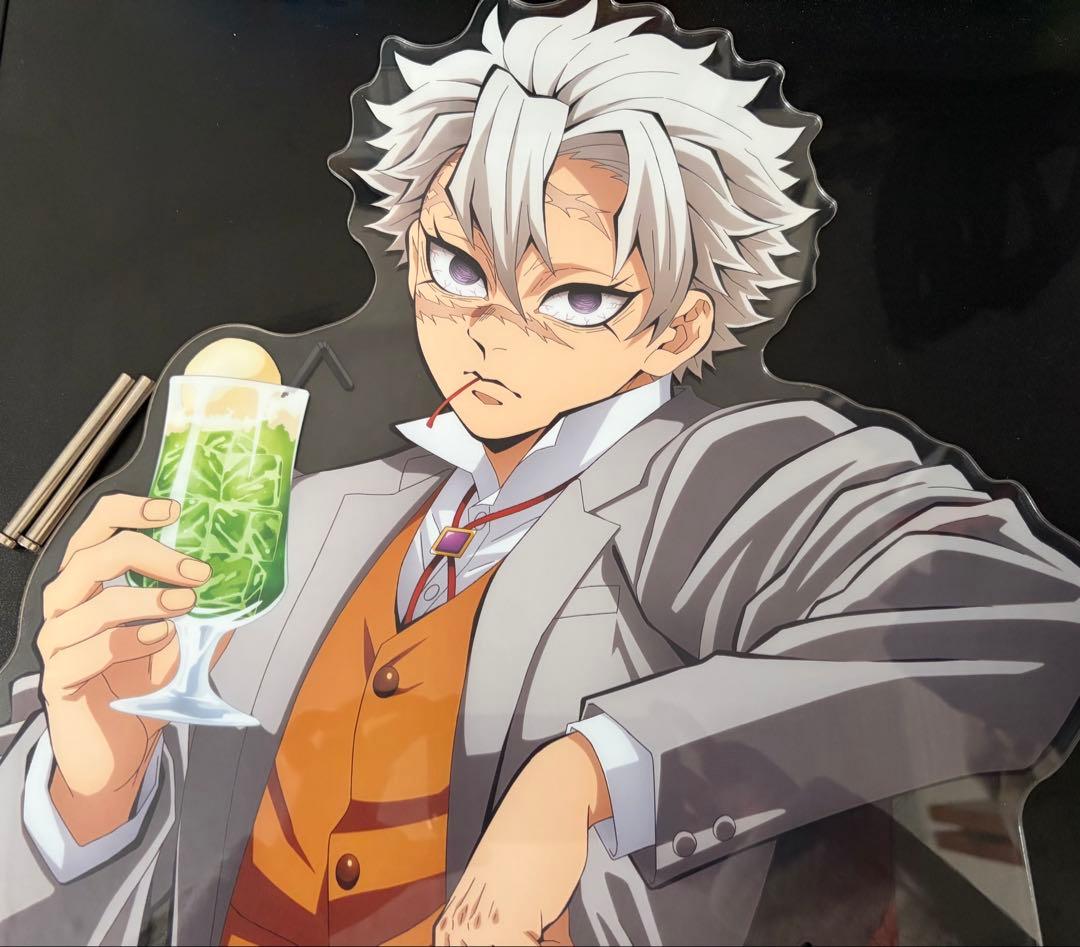 鬼滅の刃 AGF 喫茶 ビッグアクリルパネル　不死川実弥