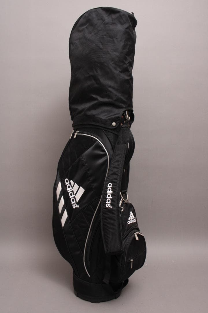 美品 アディダス キャディバッグ《8.5型》カート 5分割 軽量 ブラック