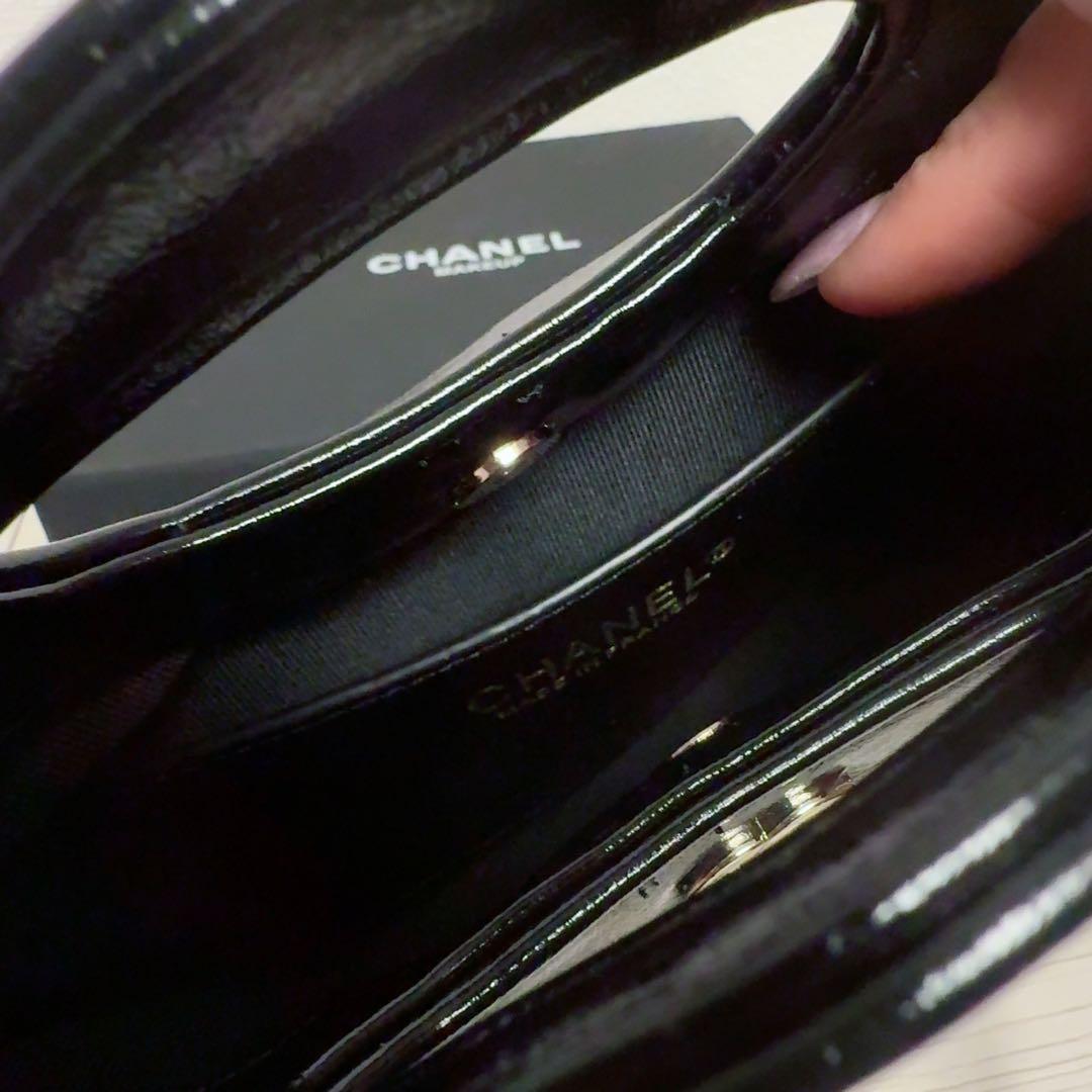 CHANEL ブラックレザー 31ナノ ミニショルダーバッグ ノベルティ