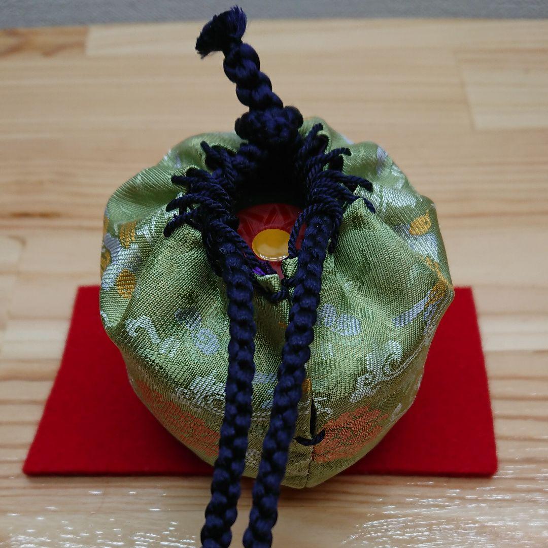 送料込【逢絢亭・新品】茶道具 三つ組仕覆 正絹 牡丹鳥緞子