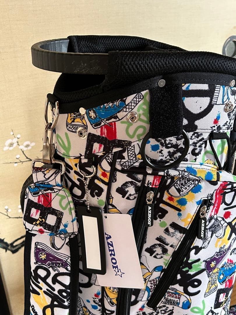 【新品未使用】AZROF アズロフ 9型 スタンドキャディバッグ