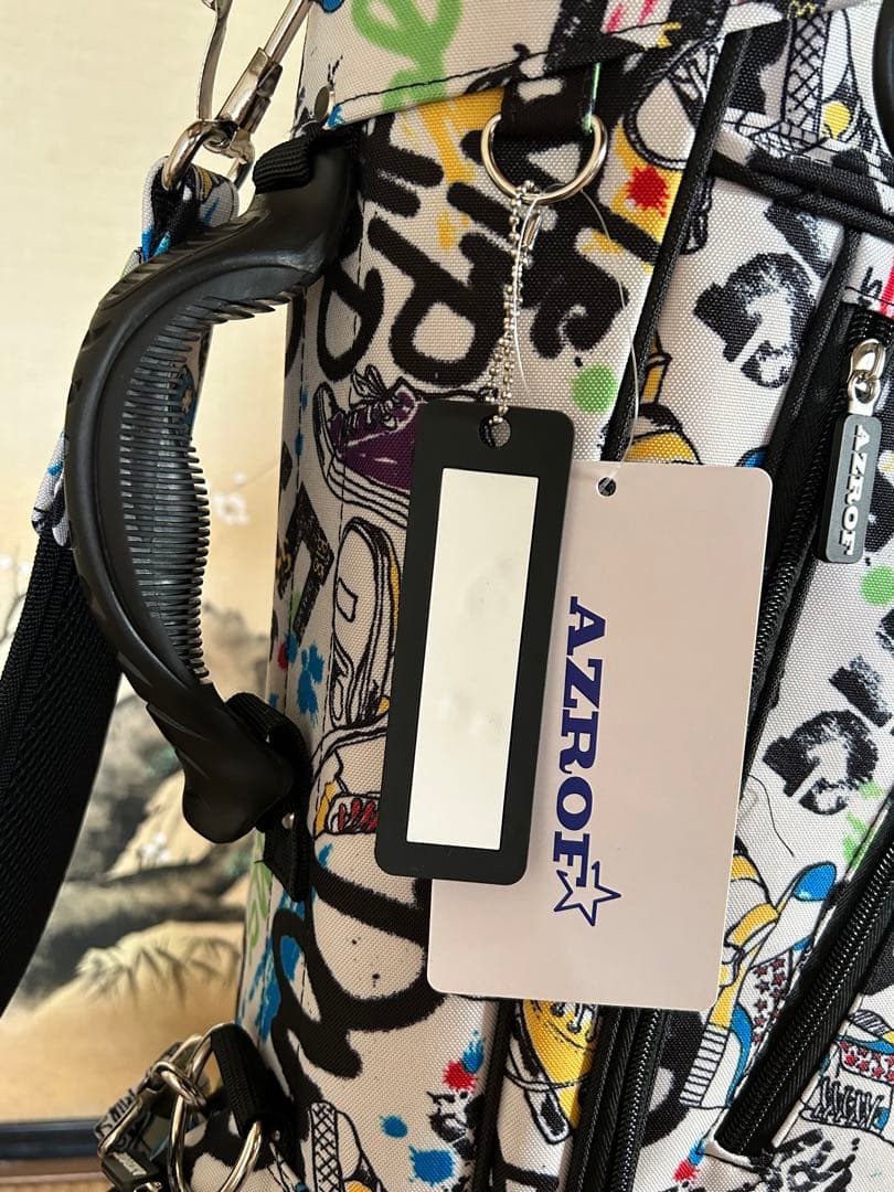 【新品未使用】AZROF アズロフ 9型 スタンドキャディバッグ