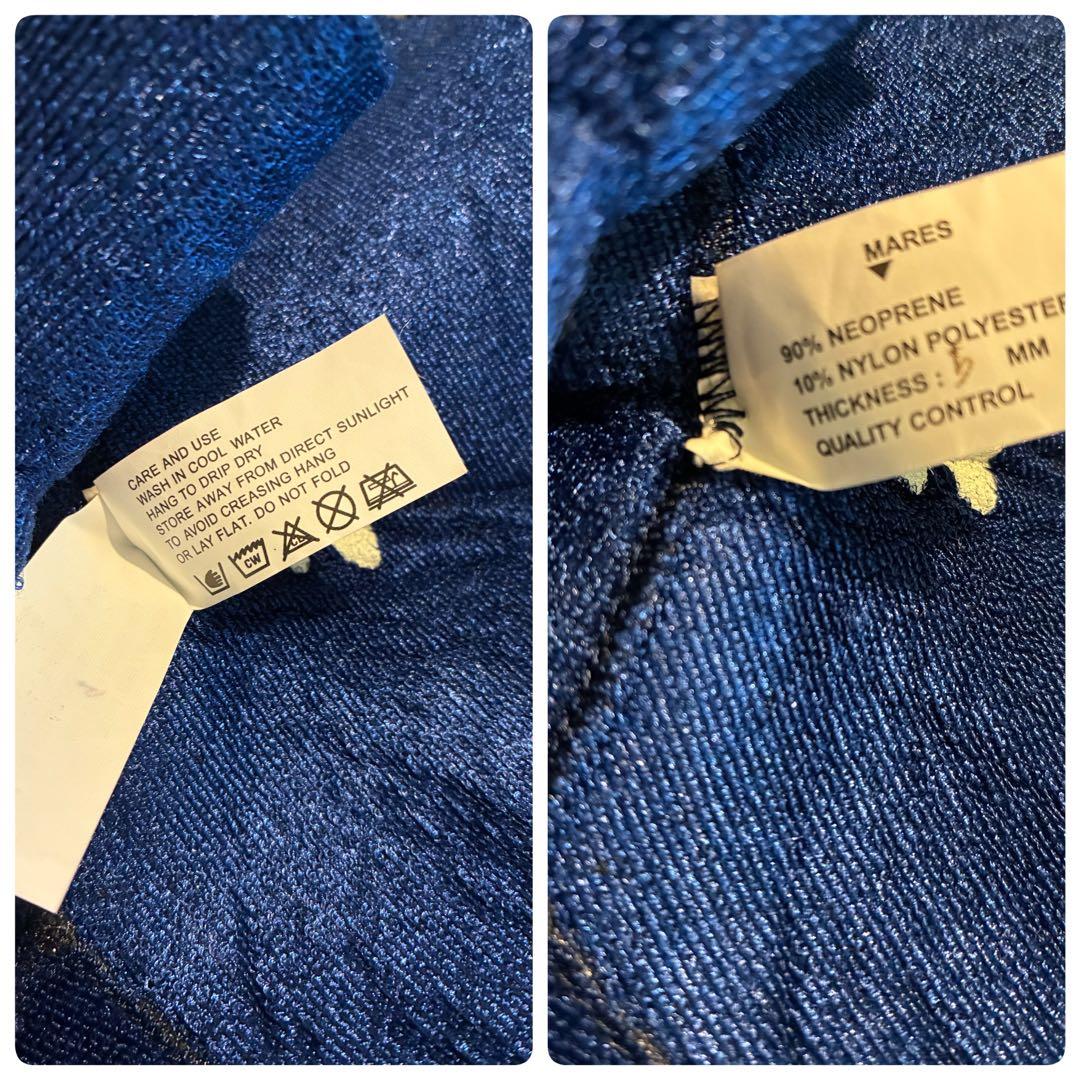 美品☆Mares☆マレス☆レディース☆フルスーツ ブラック/グレー/ターコイズ