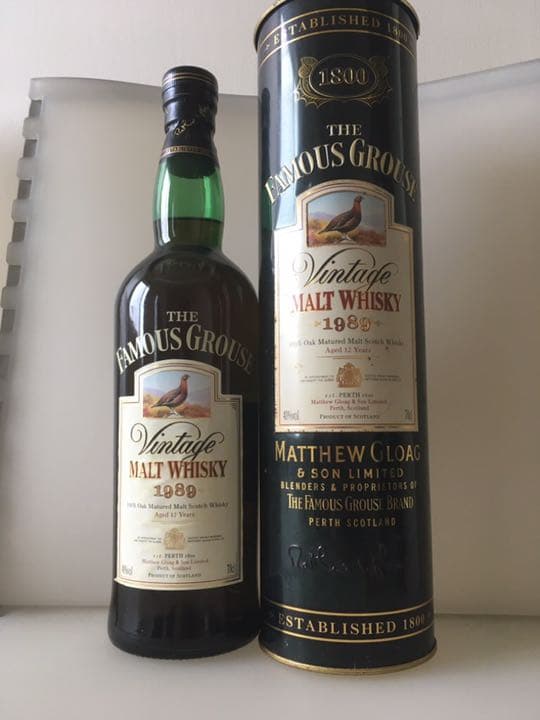 フェイマスグラウス 1989 ビンテージモルト 12年 40%