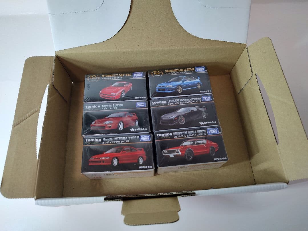 トミカプレミアム タカラトミーモール ミニカーセット 6台