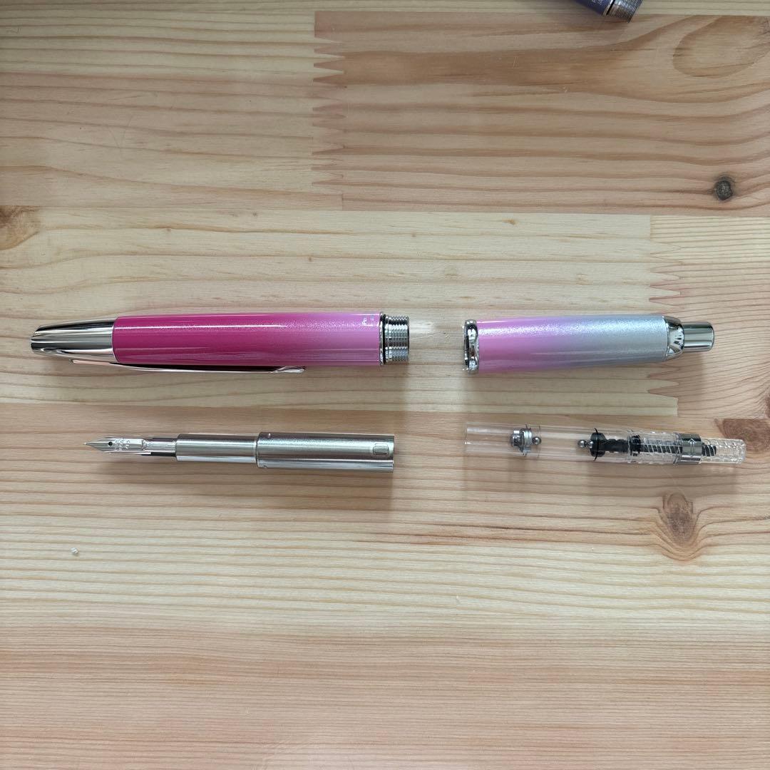 パイロット 万年筆 キャップレス F 細字