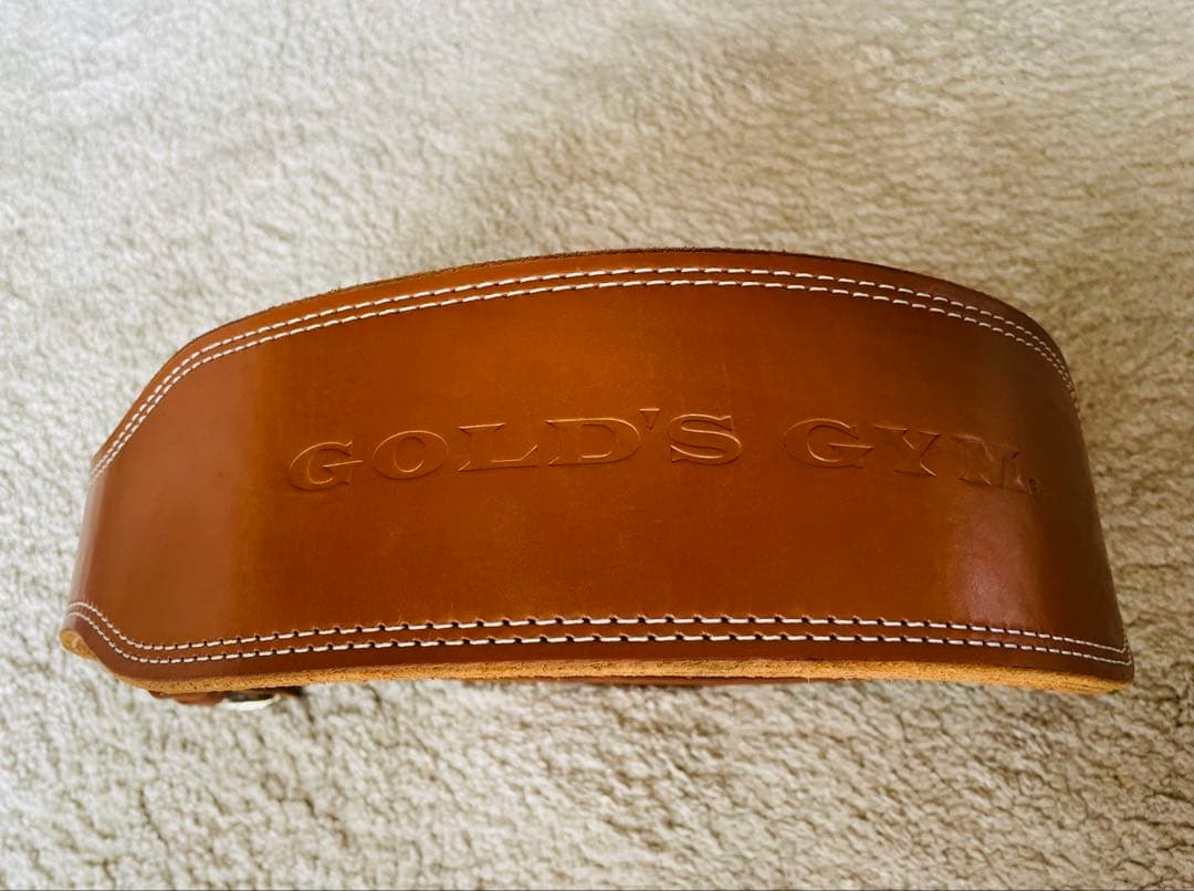 ゴールドジム(GOLD'S GYM) プロレザーベルト【ゴールドジム正規品 】