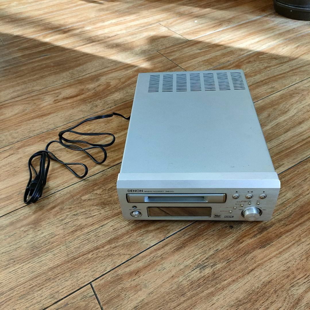 DENON MDデッキ DMD-M50 デノン 通電確認済み MD再生OK