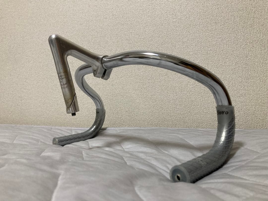 njsパーツ　ハンドルバー　シートポスト　ステム　サドル　セット