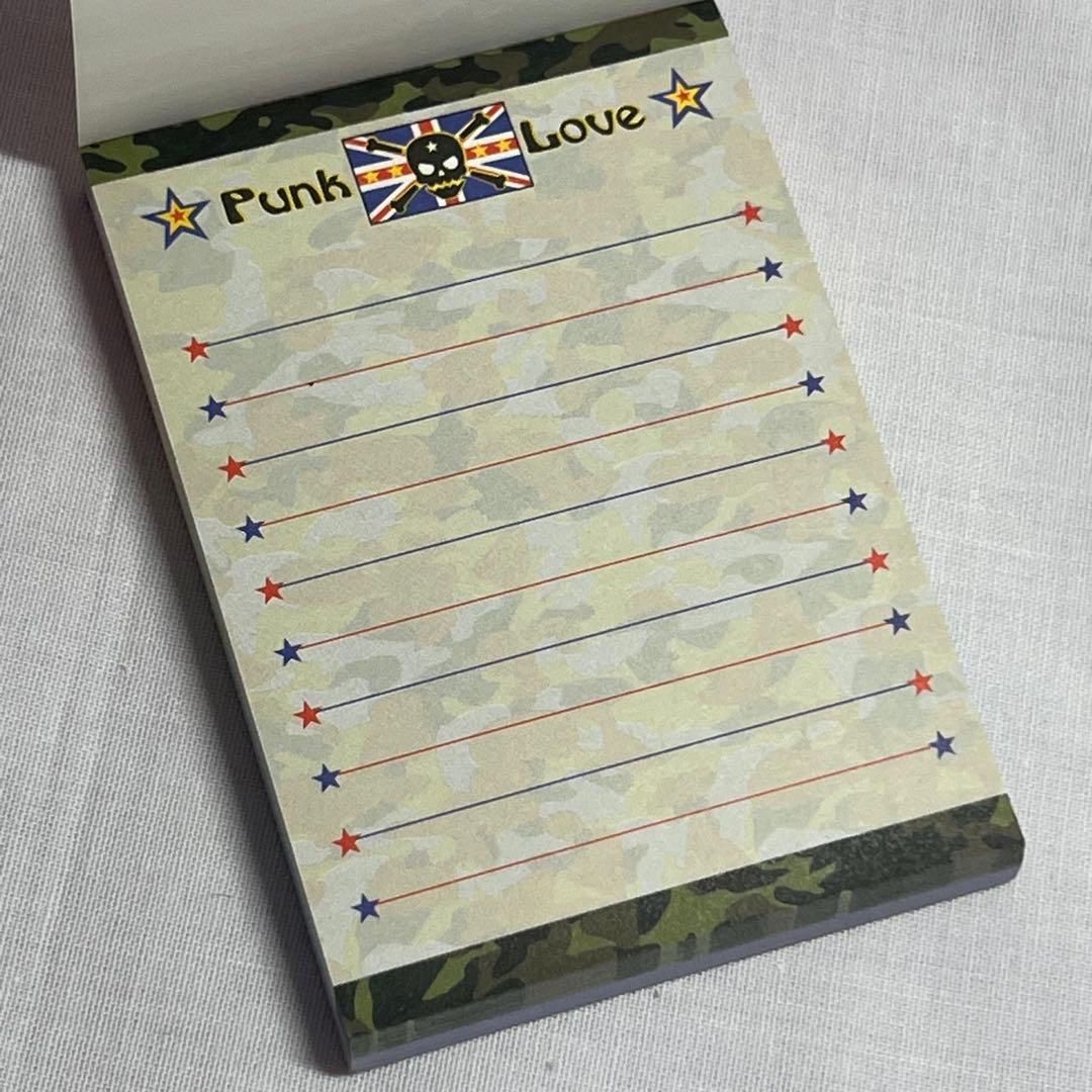 希少❤️ドクロ　ミニ　メモ帳　平成レトロ